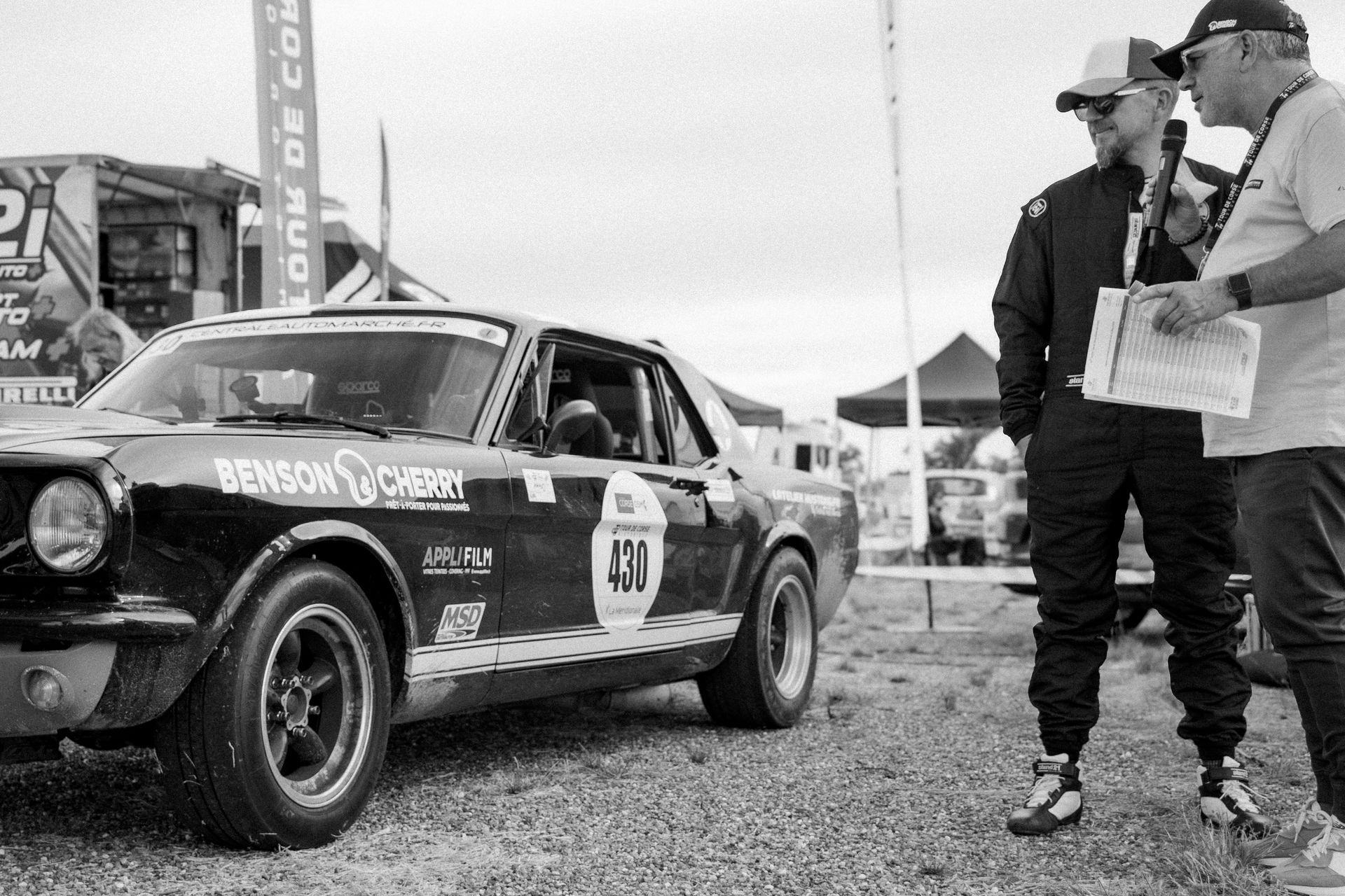 Portrait en noir et blanc